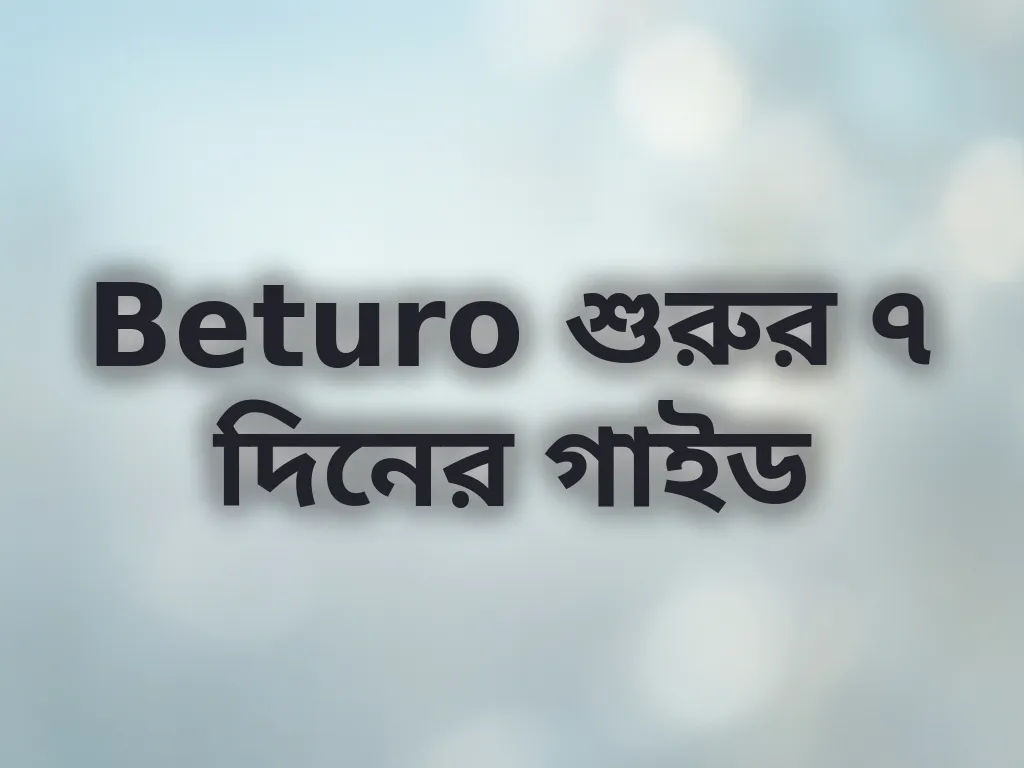 Beturo নতুন প্লেয়ার গাইড